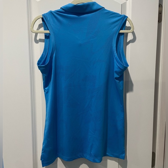 Nike Blue Sleeveless Pickleball Tennis Golf Shirt / Polo / Tank Top | Size Small - Picture 2 of 3